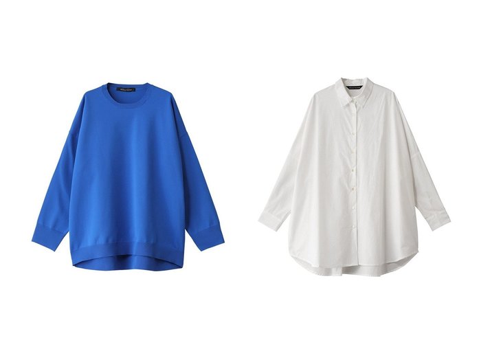 【mizuiro ind/ミズイロ インド】のO プルオーバー&perforated wide shirt シャツ 【トップス、カットソー 人気ファッション通販 コーディネート通販】おすすめ！人気、トレンド、レディースファッションの通販  おすすめ人気トレンドファッション通販アイテム 人気、トレンドファッション・服の通販 founy(ファニー) ファッション Fashion レディースファッション WOMEN トップス・カットソー Tops/Tshirt ニット Knit Tops プルオーバー Pullover シャツ/ブラウス Shirts/Blouses 2025年 2025 2025春夏・S/S Ss,Spring/Summer,2025 シンプル Simple エレガント 上品 Elegant 夏 Summer 春 Spring S/S・春夏 Ss・Spring/Summer |ID:crp329100000207426