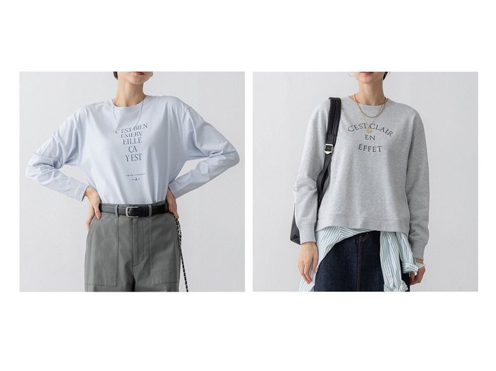 【NIJYUSANKU/23区】の【/洗える】レタープリント ロンTEE&【/洗える】コットンテリー ロゴ カットソー 【トップス、カットソー 人気ファッション通販 コーディネート通販】おすすめ！人気、トレンド、レディースファッションの通販  おすすめ人気トレンドファッション通販アイテム インテリア・キッズ・メンズ・レディースファッション・服の通販 founy(ファニー) https://founy.com/ ファッション Fashion レディースファッション WOMEN トップス・カットソー Tops/Tshirt シャツ/ブラウス Shirts/Blouses ロング / Tシャツ T-Shirts カットソー Cut and Sewn インナー Inner 春 Spring 洗える Washable カットソー Cut And Sew ギャザー Gather コンパクト Compact ショルダー Shoulder シンプル Simple ジップアップ Zip Up ジャケット Jacket スリーブ Sleeve ドロップ Drop リラックス Relax ワンポイント One Point S/S・春夏 Ss・Spring/Summer NEW・新作・新着・新入荷 New Arrivals おすすめ Recommend 夏 Summer 2025年 2025 2025春夏・S/S Ss,Spring/Summer,2025 |ID:crp329100000207846