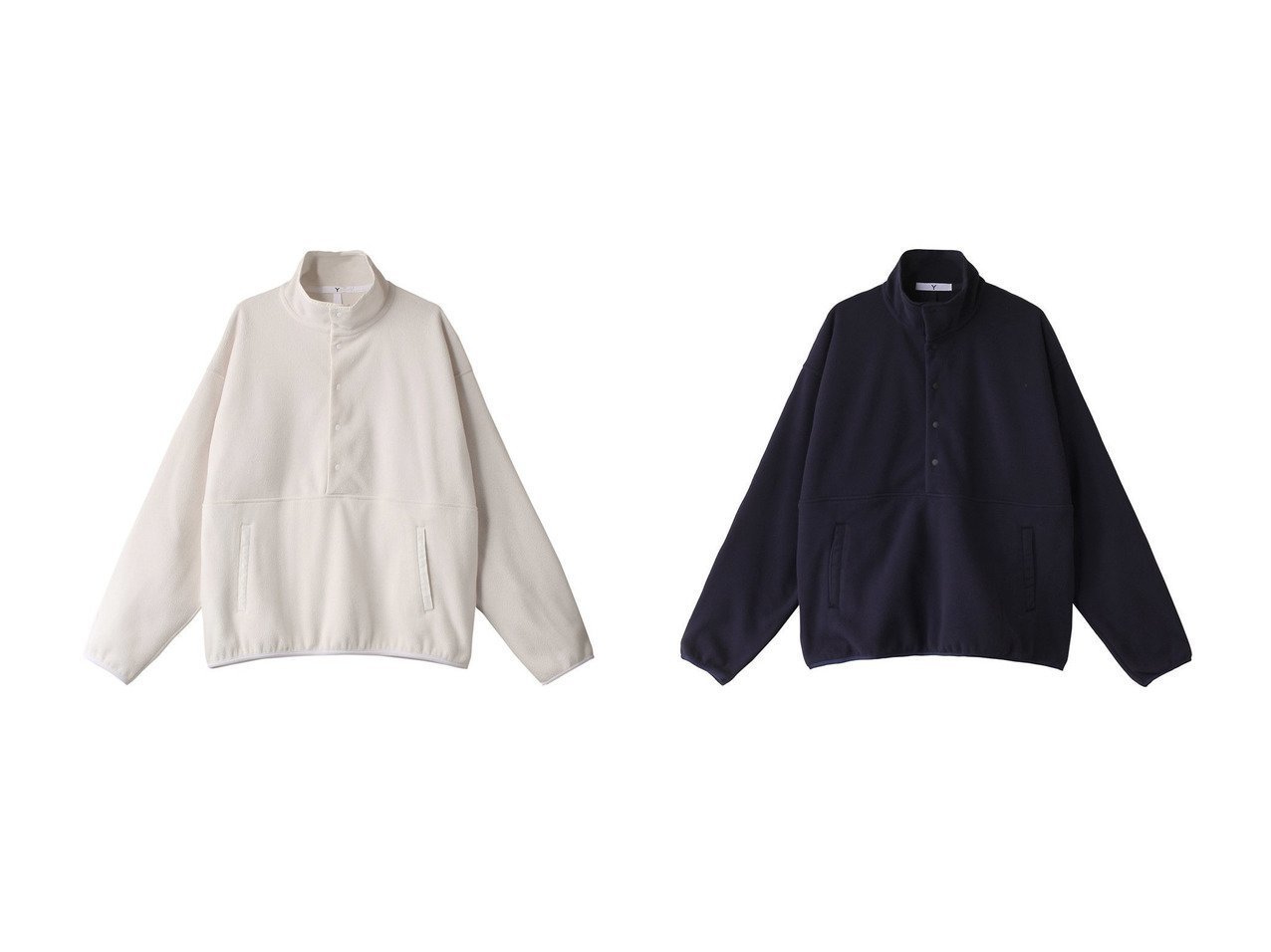 【YLEVE/イレーヴ】の【UNISEX】【Y】リサイクル ポリエステル フリース ブルゾン 【ECで売れてるランキング上位の人気ファッション通販 コーディネート通販 / Popular clothes】おすすめ！トレンド、レディースファッションの通販  おすすめ人気トレンドファッション通販アイテム インテリア・キッズ・メンズ・レディースファッション・服の通販 founy(ファニー) 　ファッション　Fashion　レディースファッション　WOMEN　アウター　Coat Outerwear　ジャケット　Jackets　ブルゾン　Blouson/Jackets　ユニセックス　Unisex　ジャケット　Jacket　ブルゾン　Blouson　軽量　Lightweight　ホワイト系　White　ブルー系　Blue　|ID:crp329100000207952