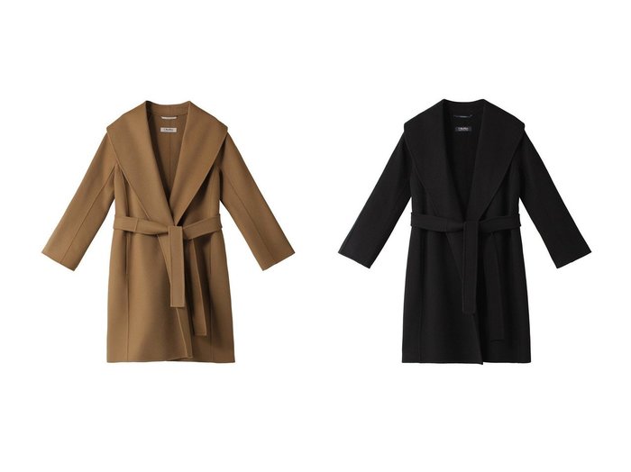 【Max Mara/マックスマーラ】の【 S Max Mara】MESSI ヴァージンウール ショールカラー コート 【ECで売れてるランキング上位の人気ファッション通販 コーディネート通販 / Popular clothes】おすすめ！トレンド、レディースファッションの通販  おすすめ人気トレンドファッション通販アイテム 人気、トレンドファッション・服の通販 founy(ファニー) ファッション Fashion レディースファッション WOMEN アウター Coat Outerwear コート Coats ショール Shawl ミドル Middle ロング Long A/W・秋冬 Aw・Autumn/Winter・Fw・Fall-Winter |ID:crp329100000207964