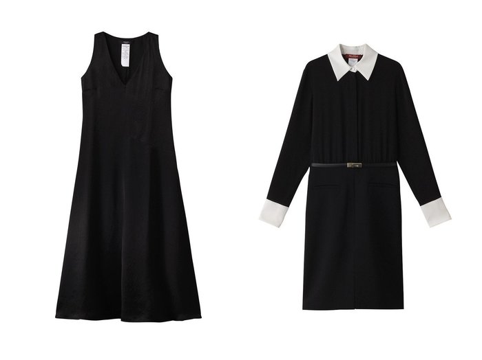 【Max Mara/マックスマーラ】の【Max Mara Studio】DINAR バイカラードレス&【Weekend Max Mara】CIMA ノースリーブVネックドレス 【ECで売れてるランキング上位の人気ファッション通販 コーディネート通販 / Popular clothes】おすすめ！トレンド、レディースファッションの通販  おすすめ人気トレンドファッション通販アイテム 人気、トレンドファッション・服の通販 founy(ファニー) ファッション Fashion レディースファッション WOMEN ワンピース Dress ドレス Party Dresses チュニック Tunic 2025年 2025 2025春夏・S/S Ss,Spring/Summer,2025 アクセサリー Accessories シンプル Simple チュニック Tunic ドレス Dress ノースリーブ No Sleeve ロング Long エレガント 上品 Elegant 夏 Summer 春 Spring S/S・春夏 Ss・Spring/Summer |ID:crp329100000207966