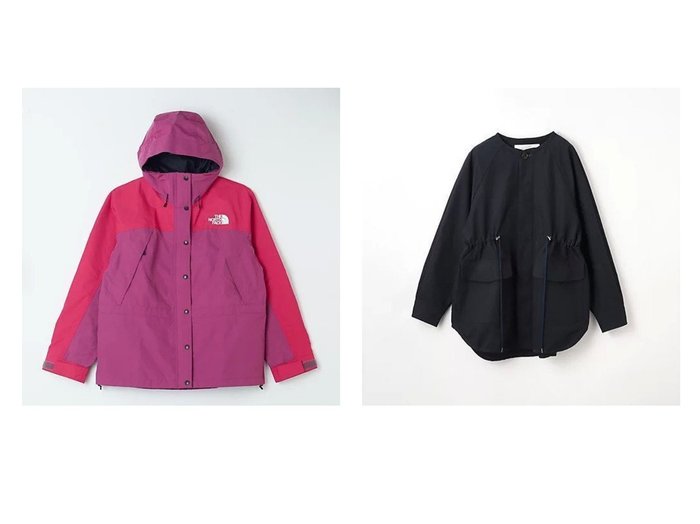 【DRESSTERIOR/ドレステリア】のVACHEMENT(ヴァシュモン)ノーカラーブルゾン&【THE NORTH FACE/ザ ノース フェイス】のMountain Light Jacket 【アウター 人気ファッション通販 コーディネート通販】おすすめ！人気、トレンド、レディースファッションの通販  おすすめ人気トレンドファッション通販アイテム 人気、トレンドファッション・服の通販 founy(ファニー) 　ファッション　Fashion　レディースファッション　WOMEN　アウター　Coat Outerwear　ジャケット　Jackets　ブルゾン　Blouson/Jackets　アウトドア　Outdoor　インナー　Inner　ジャケット　Jacket　ダブル　Double　バランス　Balance　フラップ　Flap　フロント　Front　定番　Standard　A/W・秋冬　Aw・Autumn/Winter・Fw・Fall-Winter　グログラン　Grosgrain　コレクション　Collection　ストレッチ　Stretch　スマート　Smart　ブルゾン　Blouson　エレガント 上品　Elegant　|ID:crp329100000208178