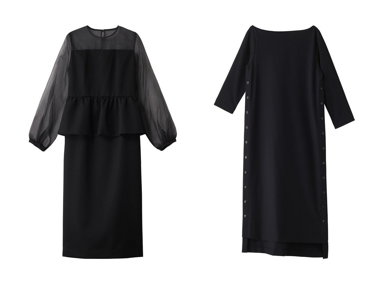 【THIRD MAGAZINE/サードマガジン】の#6 DRESS シックス ドレス&#10 DRESS テンドレス 【ECで売れてるランキング上位の人気ファッション通販 コーディネート通販 / Popular clothes】おすすめ！トレンド、レディースファッションの通販  おすすめ人気トレンドファッション通販アイテム インテリア・キッズ・メンズ・レディースファッション・服の通販 founy(ファニー) 　ファッション　Fashion　レディースファッション　WOMEN　ワンピース　Dress　ドレス　Party Dresses　チュニック　Tunic　スリット　Slit　チュニック　Tunic　ドレス　Dress　ロング　Long　ブルー系　Blue　ブラック系　Black　|ID:crp329100000208282