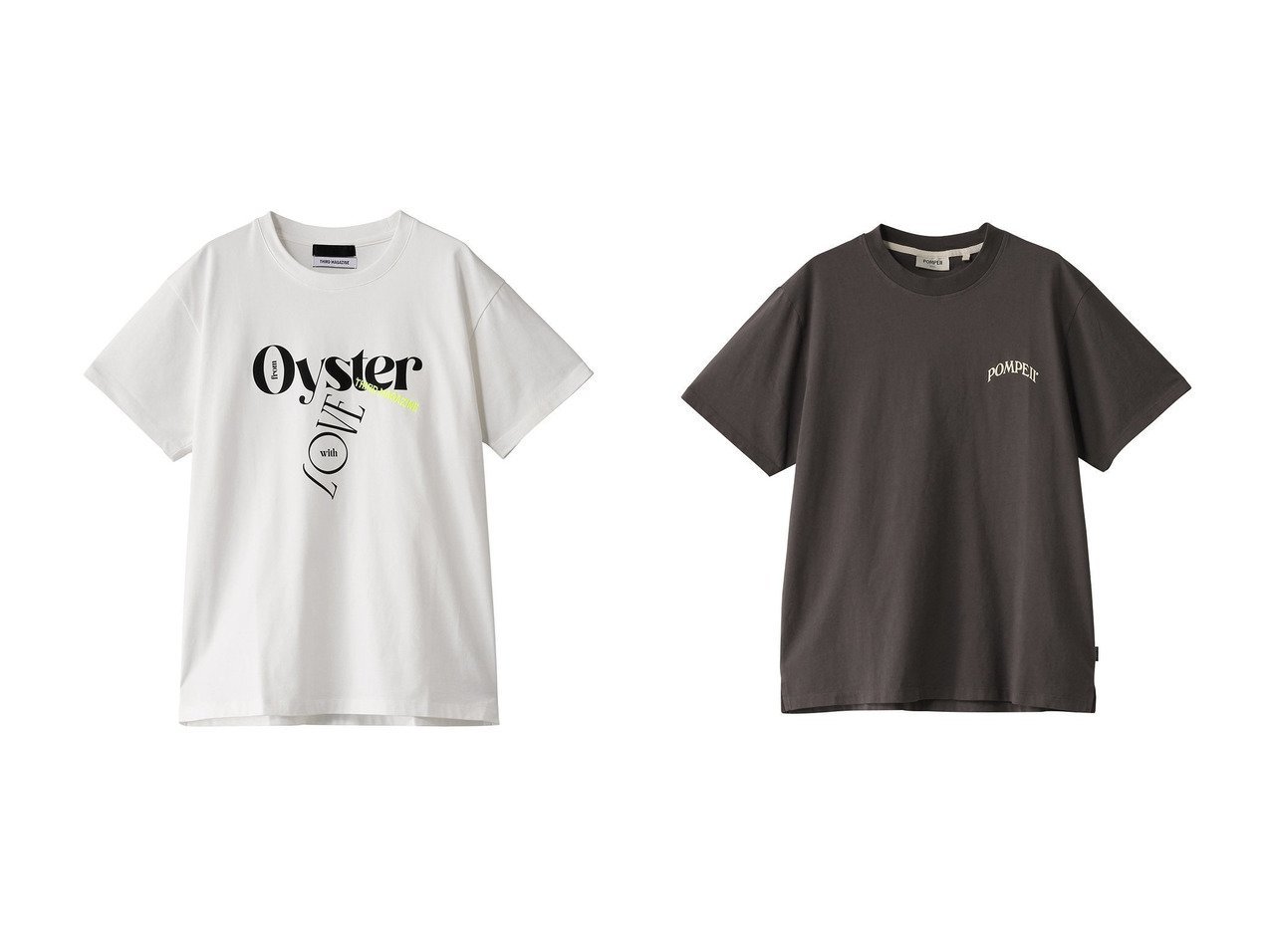 【THIRD MAGAZINE/サードマガジン】のオーガニックコットンカットソー&BEST BUDDIES Tシャツ 【トップス、カットソー 人気ファッション通販 コーディネート通販】おすすめ！人気、トレンド、レディースファッションの通販  おすすめ人気トレンドファッション通販アイテム インテリア・キッズ・メンズ・レディースファッション・服の通販 founy(ファニー) 　ファッション　Fashion　レディースファッション　WOMEN　トップス・カットソー　Tops/Tshirt　シャツ/ブラウス　Shirts/Blouses　ロング / Tシャツ　T-Shirts　カットソー　Cut and Sewn　カットソー　Cut And Sew　ショート　Short　スリーブ　Sleeve　ベーシック　Basic　NEW・新作・新着・新入荷　New Arrivals　ホワイト系　White　グレー系　Gray　|ID:crp329100000208656