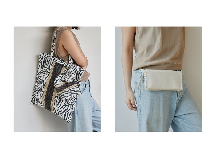 【Whim Gazette/ウィムガゼット】の【Hoaw.×Sampoコラボアイテム】 トートバッグ&【Hoaw.】ウォレット2WAY BAG 【バッグ・鞄 人気ファッション通販 コーディネート通販】おすすめ！人気、トレンド、レディースファッションの通販  おすすめ人気トレンドファッション通販アイテム 人気、トレンドファッション・服の通販 founy(ファニー) ファッション Fashion レディースファッション WOMEN バッグ Bag 2025年 2025 2025春夏・S/S Ss,Spring/Summer,2025 スペシャル Special 夏 Summer 春 Spring S/S・春夏 Ss・Spring/Summer アクセサリー Accessories ウォレット Wallet シューズ Shoes ショルダー Shoulder シルバー Silver シンプル Simple チェーン Chain トリミング Trimming なめらか Smooth ハンド Hand フラット Flat ベーシック Basic おすすめ Recommend エレガント 上品 Elegant |ID:crp329100000208884