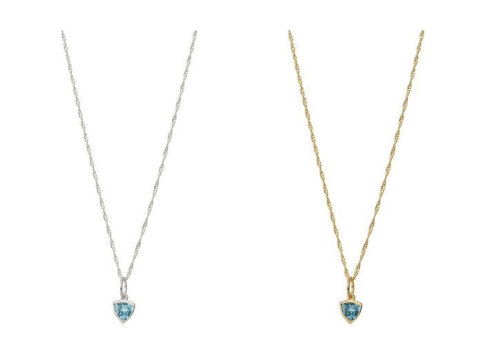 【DAISY LONDON/デイジー ロンドン】のDEC-BLUE TOPAZ SLV ネックレス&DEC-BLUE TOPAZ GP ネックレス 【アクセサリー、ジュエリー 人気ファッション通販 コーディネート通販】おすすめ！人気、トレンド、レディースファッションの通販  おすすめ人気トレンドファッション通販アイテム インテリア・キッズ・メンズ・レディースファッション・服の通販 founy(ファニー) https://founy.com/ ファッション Fashion レディースファッション WOMEN ジュエリー Jewelry ネックレス Necklaces 2025年 2025 2025春夏・S/S Ss,Spring/Summer,2025 シルバー Silver チェーン Chain ツイスト Twist ネックレス Necklace 夏 Summer 春 Spring S/S・春夏 Ss・Spring/Summer |ID:crp329100000208945