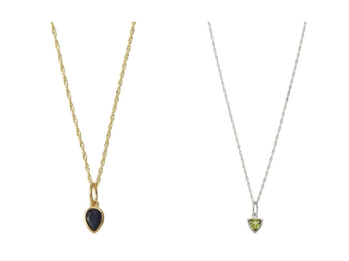 【DAISY LONDON/デイジー ロンドン】のSEPT-SAPPHIRE GP ネックレス&AUG-PERIDOT SLV ネックレス 【アクセサリー、ジュエリー 人気ファッション通販 コーディネート通販】おすすめ！人気、トレンド、レディースファッションの通販  おすすめ人気トレンドファッション通販アイテム インテリア・キッズ・メンズ・レディースファッション・服の通販 founy(ファニー) https://founy.com/ ファッション Fashion レディースファッション WOMEN ジュエリー Jewelry ネックレス Necklaces 2025年 2025 2025春夏・S/S Ss,Spring/Summer,2025 チェーン Chain ツイスト Twist ネックレス Necklace バランス Balance ボックス Box 夏 Summer 春 Spring S/S・春夏 Ss・Spring/Summer |ID:crp329100000208948