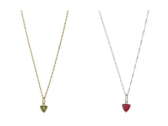 【DAISY LONDON/デイジー ロンドン】のAUG-PERIDOT GP ネックレス&JULY-RUBY SLV ネックレス 【アクセサリー、ジュエリー 人気ファッション通販 コーディネート通販】おすすめ！人気、トレンド、レディースファッションの通販  おすすめ人気トレンドファッション通販アイテム インテリア・キッズ・メンズ・レディースファッション・服の通販 founy(ファニー) https://founy.com/ ファッション Fashion レディースファッション WOMEN ジュエリー Jewelry ネックレス Necklaces 2025年 2025 2025春夏・S/S Ss,Spring/Summer,2025 チェーン Chain ツイスト Twist ネックレス Necklace パーティ Party 夏 Summer 春 Spring S/S・春夏 Ss・Spring/Summer |ID:crp329100000208949