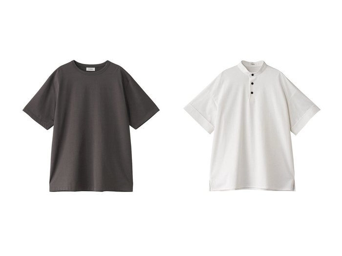 【THE RERACS / MEN/ザ リラクス】の【MEN】バンドカラーポロシャツ&【MEN】Tシャツ 【MEN】おすすめ！人気トレンド・男性、メンズファッションの通販  おすすめ人気トレンドファッション通販アイテム 人気、トレンドファッション・服の通販 founy(ファニー) ファッション Fashion メンズファッション MEN トップス・カットソー Tops/Tshirt/Men シャツ Shirts 2025年 2025 2025春夏・S/S Ss,Spring/Summer,2025 ショート Short シンプル Simple スリーブ Sleeve ベーシック Basic ボトム Bottom 夏 Summer 春 Spring S/S・春夏 Ss・Spring/Summer |ID:crp329100000208979