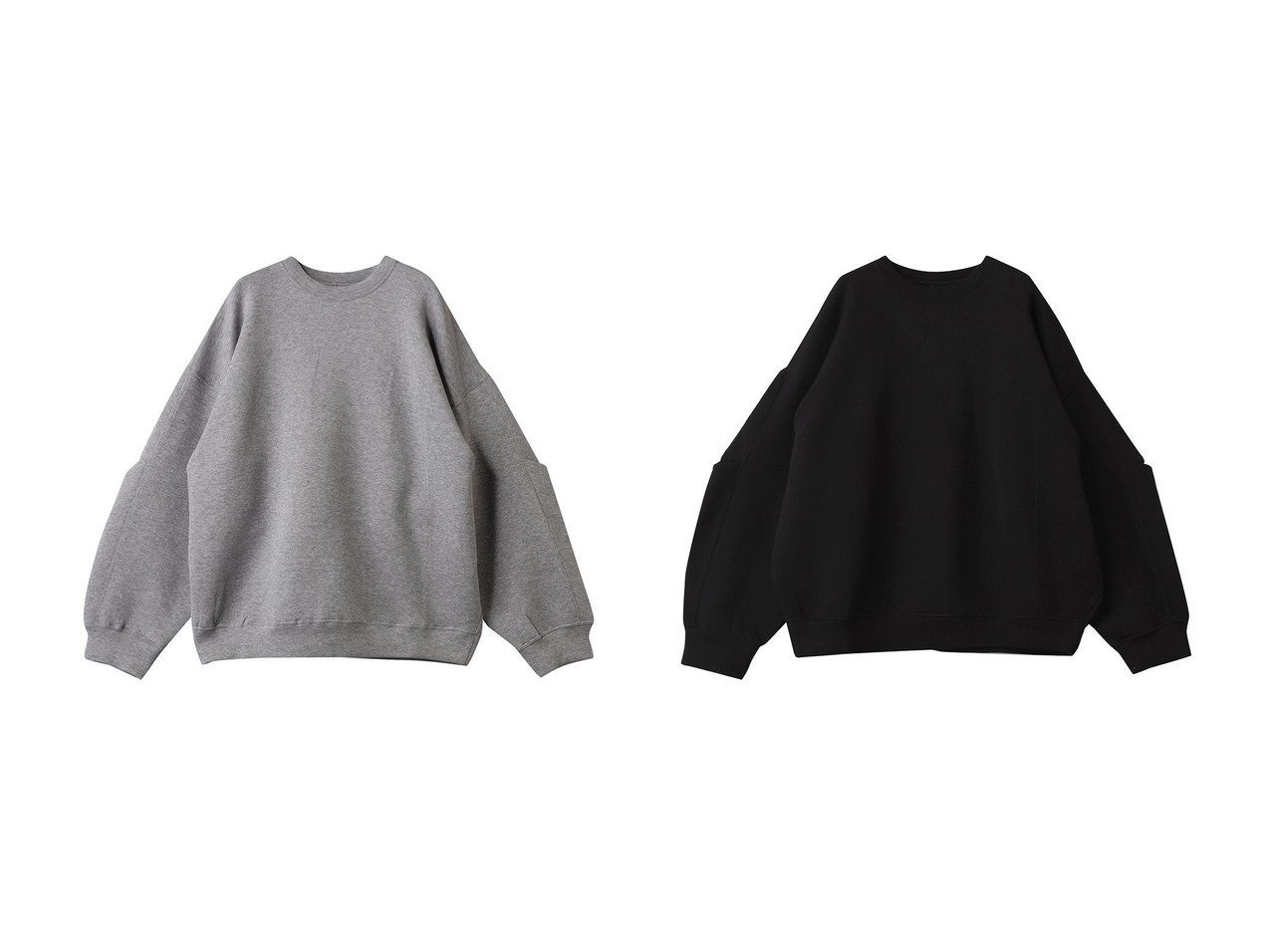 【ssstein / MEN/シュタイン】の【MEN】COTTON DOUBLE KNIT TUCKED CREW NECK LS 【MEN】おすすめ！人気トレンド・男性、メンズファッションの通販  おすすめ人気トレンドファッション通販アイテム インテリア・キッズ・メンズ・レディースファッション・服の通販 founy(ファニー) 　ファッション　Fashion　メンズファッション　MEN　トップス・カットソー　Tops/Tshirt/Men　ニット　Knit Tops　2025年　2025　2025春夏・S/S　Ss,Spring/Summer,2025　夏　Summer　春　Spring　S/S・春夏　Ss・Spring/Summer　軽量　Lightweight　グレー系　Gray　ブラック系　Black　|ID:crp329100000208982