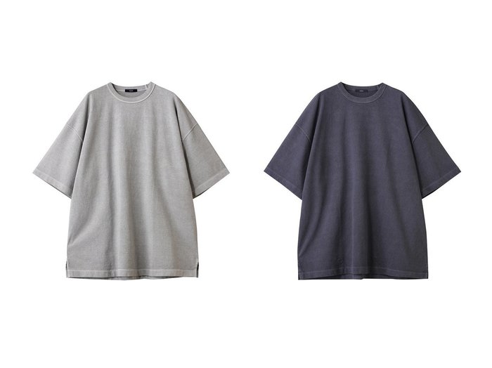 【YLEVE / MEN/イレーヴ】の【MEN】オープンエンド COTTON PIGMENT DYE Tシャツ 【MEN】おすすめ！人気トレンド・男性、メンズファッションの通販  おすすめ人気トレンドファッション通販アイテム インテリア・キッズ・メンズ・レディースファッション・服の通販 founy(ファニー) https://founy.com/ ファッション Fashion メンズファッション MEN トップス・カットソー Tops/Tshirt/Men シャツ Shirts 2025年 2025 2025春夏・S/S Ss,Spring/Summer,2025 ショート Short シンプル Simple スリーブ Sleeve ハーフ Half ベーシック Basic 夏 Summer 春 Spring S/S・春夏 Ss・Spring/Summer |ID:crp329100000208985