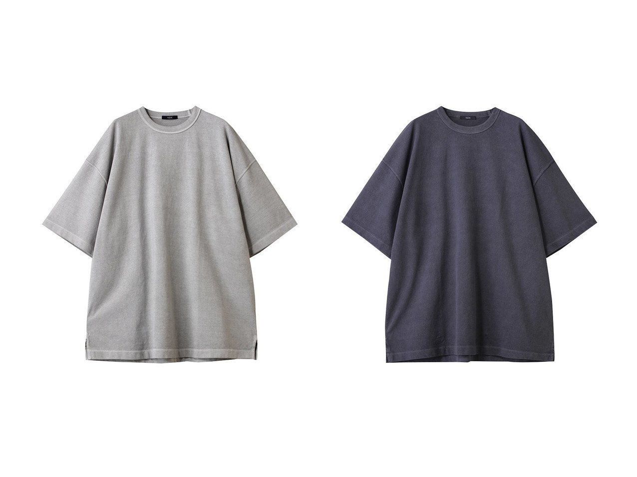 【YLEVE / MEN/イレーヴ】の【MEN】オープンエンド COTTON PIGMENT DYE Tシャツ 【MEN】おすすめ！人気トレンド・男性、メンズファッションの通販  おすすめ人気トレンドファッション通販アイテム インテリア・キッズ・メンズ・レディースファッション・服の通販 founy(ファニー) 　ファッション　Fashion　メンズファッション　MEN　トップス・カットソー　Tops/Tshirt/Men　シャツ　Shirts　2025年　2025　2025春夏・S/S　Ss,Spring/Summer,2025　ショート　Short　シンプル　Simple　スリーブ　Sleeve　ハーフ　Half　ベーシック　Basic　夏　Summer　春　Spring　S/S・春夏　Ss・Spring/Summer　グレー系　Gray　ブルー系　Blue　|ID:crp329100000208985