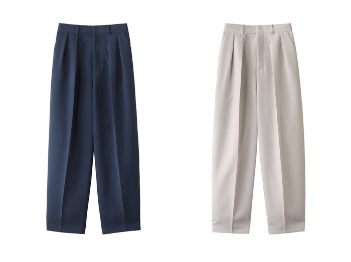 【MANOF/マノフ】の2TUCK TAPERED PANTS パンツ 【ECで売れてるランキング上位の人気ファッション通販 コーディネート通販】おすすめ！トレンド、レディースファッションの通販  おすすめ人気トレンドファッション通販アイテム インテリア・キッズ・メンズ・レディースファッション・服の通販 founy(ファニー) https://founy.com/ ファッション Fashion レディースファッション WOMEN パンツ Pants ロング Long |ID:crp329100000209072