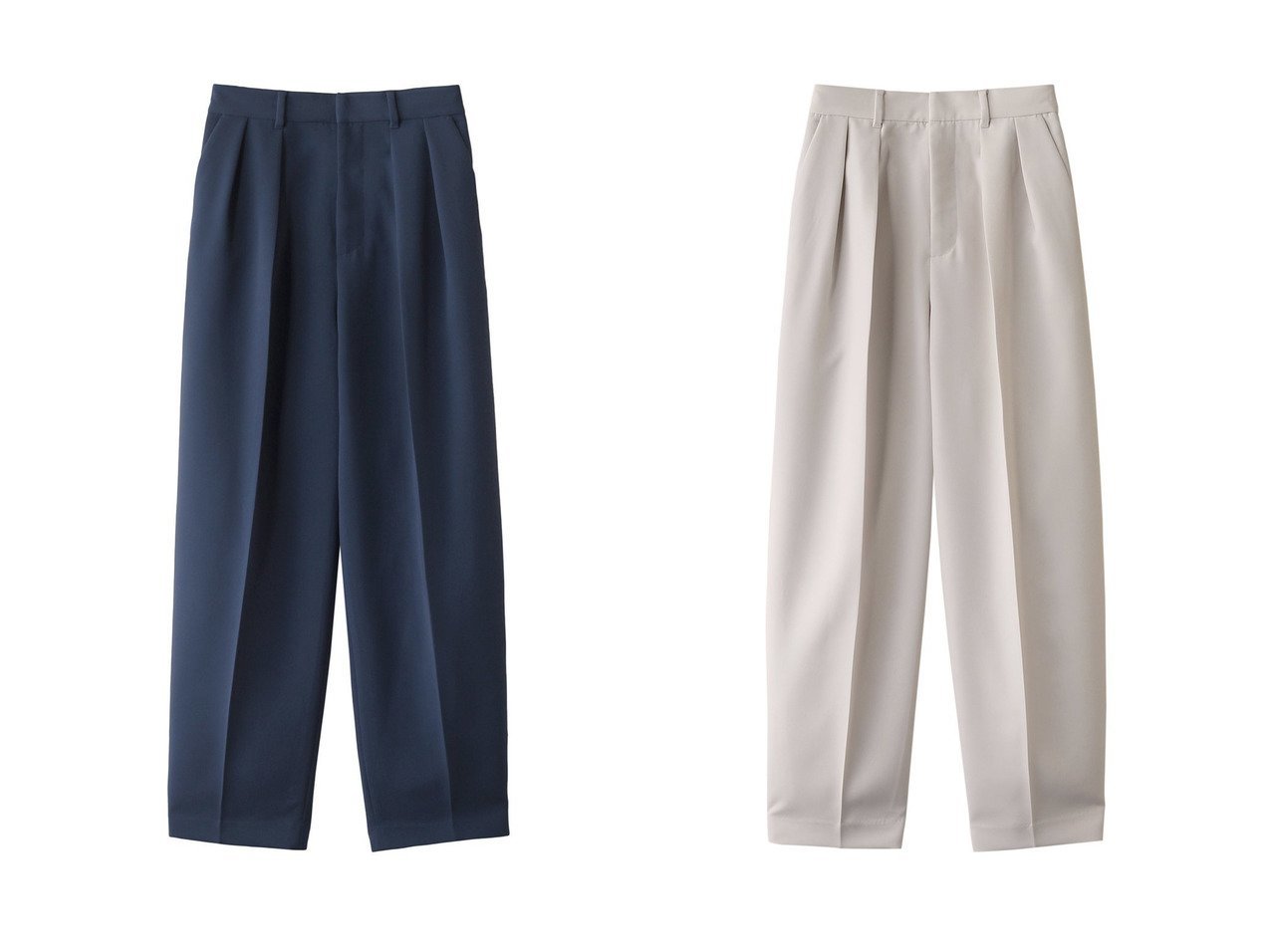 【MANOF/マノフ】の2TUCK TAPERED PANTS パンツ 【ECで売れてるランキング上位の人気ファッション通販 コーディネート通販】おすすめ！トレンド、レディースファッションの通販  おすすめ人気トレンドファッション通販アイテム インテリア・キッズ・メンズ・レディースファッション・服の通販 founy(ファニー) 　ファッション　Fashion　レディースファッション　WOMEN　パンツ　Pants　ロング　Long　イエロー系　Yellow　ブルー系　Blue　ブラック系　Black　|ID:crp329100000209072