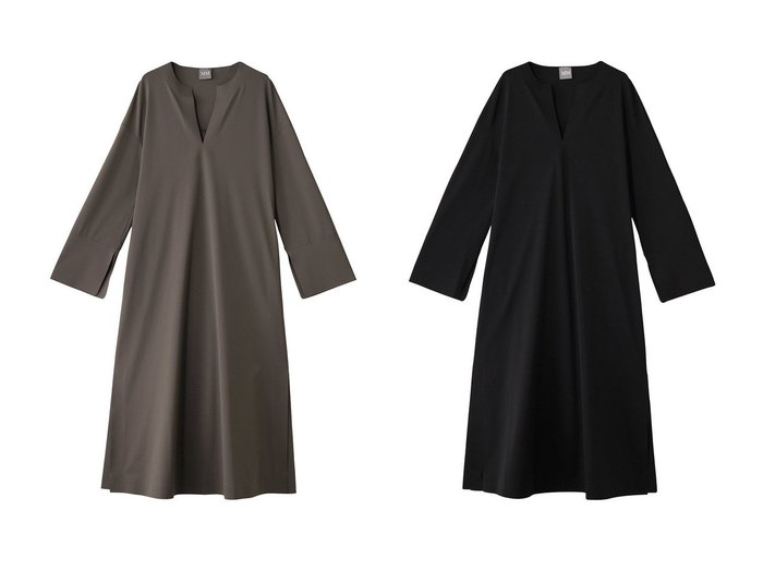 【Max Mara/マックスマーラ】の【MM】RAPACE ジャージードレス 【ワンピース、ドレス 人気ファッション通販 コーディネート通販】おすすめ！人気、トレンド、レディースファッションの通販 おすすめ人気トレンドファッション通販アイテム 人気、トレンドファッション・服の通販 founy(ファニー) ファッション Fashion レディースファッション WOMEN ワンピース Dress ドレス Party Dresses チュニック Tunic 2025年 2025 2025春夏・S/S Ss,Spring/Summer,2025 シンプル Simple ジャージー Jersey スリット Slit チュニック Tunic ドレス Dress リラックス Relax ロング Long エレガント 上品 Elegant 夏 Summer 春 Spring S/S・春夏 Ss・Spring/Summer |ID:crp329100000209415