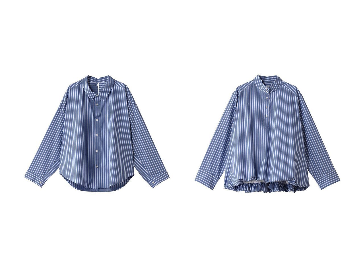 【MIDIUMISOLID/ミディウミソリッド】のdropped shoulder wide shirt.R シャツ&ballon shirtPO.R シャツ 【トップス、カットソー】 おすすめ人気トレンドファッション通販アイテム インテリア・キッズ・メンズ・レディースファッション・服の通販 founy(ファニー) 　ファッション　Fashion　レディースファッション　WOMEN　トップス・カットソー　Tops/Tshirt　シャツ/ブラウス　Shirts/Blouses　2025年　2025　2025春夏・S/S　Ss,Spring/Summer,2025　ショルダー　Shoulder　シンプル　Simple　スリット　Slit　スリーブ　Sleeve　トレンド　Trend　ドロップ　Drop　ロング　Long　夏　Summer　春　Spring　S/S・春夏　Ss・Spring/Summer　ホワイト系　White　ブルー系　Blue　ブラック系　Black　|ID:crp329100000209570