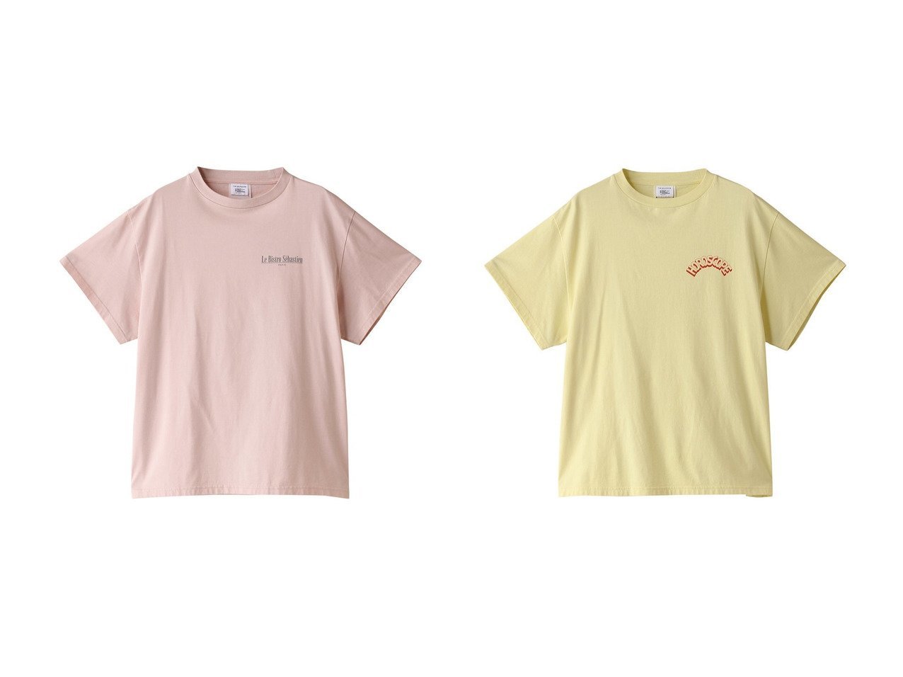 【Shinzone/シンゾーン】のビストロメニューTシャツ&ホロスコープシャツ 【トップス、カットソー】 おすすめ人気トレンドファッション通販アイテム インテリア・キッズ・メンズ・レディースファッション・服の通販 founy(ファニー) 　ファッション　Fashion　レディースファッション　WOMEN　トップス・カットソー　Tops/Tshirt　シャツ/ブラウス　Shirts/Blouses　ロング / Tシャツ　T-Shirts　カットソー　Cut and Sewn　2025年　2025　2025春夏・S/S　Ss,Spring/Summer,2025　ショート　Short　スリーブ　Sleeve　プリント　Print　ボトム　Bottom　モチーフ　Motif　夏　Summer　春　Spring　S/S・春夏　Ss・Spring/Summer　無地　Plain Color　ホワイト系　White　レッド系　Red　グレー系　Gray　ブルー系　Blue　イエロー系　Yellow　|ID:crp329100000209603