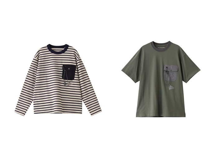 【and wander/アンドワンダー】の【UNISEX】pocket Tシャツ&【UNISEX】ORCIVAL ロングスリーブ Tシャツ 【トップス、カットソー】 おすすめ人気トレンドファッション通販アイテム インテリア・キッズ・メンズ・レディースファッション・服の通販 founy(ファニー) https://founy.com/ ファッション Fashion レディースファッション WOMEN トップス・カットソー Tops/Tshirt シャツ/ブラウス Shirts/Blouses ロング / Tシャツ T-Shirts カットソー Cut and Sewn 2025年 2025 2025春夏・S/S Ss,Spring/Summer,2025 ユニセックス Unisex シンプル Simple スリーブ Sleeve ボーダー Border ポケット Pocket リュクス Luxe ロング Long 夏 Summer 春 Spring S/S・春夏 Ss・Spring/Summer |ID:crp329100000209691