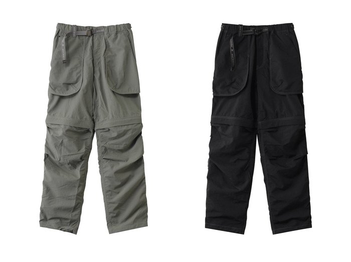 【and wander/アンドワンダー】の【UNISEX】Ny taffeta hiker 2way パンツ 【パンツ】 おすすめ人気トレンドファッション通販アイテム 人気、トレンドファッション・服の通販 founy(ファニー) 　ファッション　Fashion　レディースファッション　WOMEN　パンツ　Pants　2025年　2025　2025春夏・S/S　Ss,Spring/Summer,2025　ユニセックス　Unisex　ショート　Short　タフタ　Taffeta　ロング　Long　夏　Summer　春　Spring　S/S・春夏　Ss・Spring/Summer　|ID:crp329100000209706