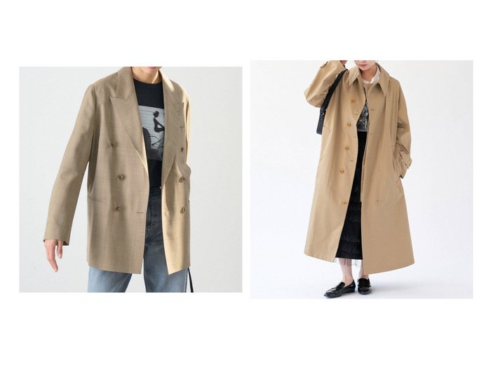 【IENA/イエナ】のクチュールドアダム 別注 ライトウェイト ダブルジャケット&クチュールドアダム US Army Trench Coat おすすめ人気トレンドファッション通販アイテム 人気、トレンドファッション・服の通販 founy(ファニー) ファッション Fashion レディースファッション WOMEN アウター Coat Outerwear ジャケット Jackets コート Coats トレンチコート Trench Coats コレクション Collection ジャケット Jacket ダブル Double ドレス Dress ハンド Hand 別注 Special Order 2025年 2025 2025春夏・S/S Ss,Spring/Summer,2025 エレガント 上品 Elegant デニム Denim ミリタリー Military |ID:crp329100000209734