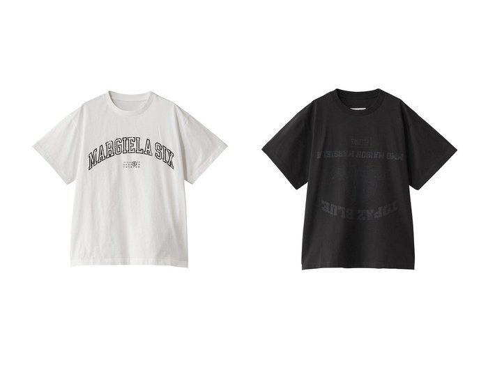 【MM6 Maison Margiela / MEN/エムエムシックス メゾンマルジェラ】の【MEN】Tシャツ&【MEN】Tシャツ 【MEN　メンズファッション通販】 おすすめ人気トレンドファッション通販アイテム 人気、トレンドファッション・服の通販 founy(ファニー) 　ファッション　Fashion　メンズファッション　MEN　トップス・カットソー　Tops/Tshirt/Men　シャツ　Shirts　2025年　2025　2025春夏・S/S　Ss,Spring/Summer,2025　ショート　Short　スリーブ　Sleeve　フロント　Front　ボトム　Bottom　夏　Summer　春　Spring　S/S・春夏　Ss・Spring/Summer　|ID:crp329100000209851