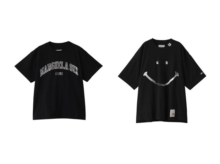 【Maison MIHARA YASUHIRO / MEN/メゾン ミハラヤスヒロ】の【MEN】SMILY FACEプリントTシャツ&【MM6 Maison Margiela / MEN/エムエムシックス メゾンマルジェラ】の【MEN】Tシャツ 【MEN　メンズファッション通販】 おすすめ人気トレンドファッション通販アイテム 人気、トレンドファッション・服の通販 founy(ファニー) 　ファッション　Fashion　メンズファッション　MEN　トップス・カットソー　Tops/Tshirt/Men　シャツ　Shirts　2025年　2025　2025春夏・S/S　Ss,Spring/Summer,2025　ショート　Short　スリーブ　Sleeve　フロント　Front　ボトム　Bottom　夏　Summer　春　Spring　S/S・春夏　Ss・Spring/Summer　|ID:crp329100000209855