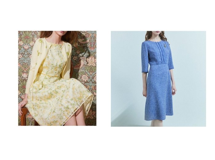 【TOCCA/トッカ】の【洗える!】MIST TWEED ドレス&【洗える!】MIMOSA AESTHIC ドレス 【ECで売れてるランキング上位の人気ファッション通販】  おすすめ人気トレンドファッション通販アイテム インテリア・キッズ・メンズ・レディースファッション・服の通販 founy(ファニー) https://founy.com/ ファッション Fashion レディースファッション WOMEN ワンピース Dress ドレス Party Dresses ドレス Dress 再入荷 Restock/Back In Stock/Re Arrival 夏 Summer S/S・春夏 Ss・Spring/Summer 洗える Washable A/W・秋冬 Aw・Autumn/Winter・Fw・Fall-Winter |ID:crp329100000209901