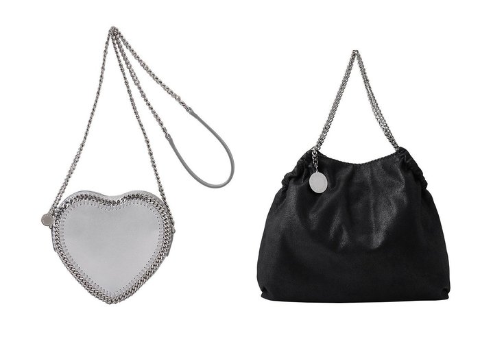 【STELLA McCARTNEY/ステラ マッカートニー】のFalabella ハートクロスボディバッグ&Falabella 巾着 トートバッグ 【バッグ・鞄】 おすすめ人気トレンドファッション通販アイテム 人気、トレンドファッション・服の通販 founy(ファニー) ファッション Fashion レディースファッション WOMEN バッグ Bag 2025年 2025 2025春夏・S/S Ss,Spring/Summer,2025 ショルダー Shoulder シルバー Silver パーティ Party フォルム Form ポシェット Pochette ロング Long 夏 Summer 春 Spring S/S・春夏 Ss・Spring/Summer |ID:crp329100000210101