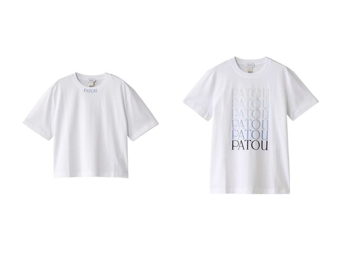 【PATOU/パトゥ】のPATOU カラークロップドTシャツ&PATOU PATOU ロゴTシャツ 【トップス、カットソー】 おすすめ人気トレンドファッション通販アイテム 人気、トレンドファッション・服の通販 founy(ファニー) ファッション Fashion レディースファッション WOMEN トップス・カットソー Tops/Tshirt シャツ/ブラウス Shirts/Blouses ロング / Tシャツ T-Shirts カットソー Cut and Sewn 2025年 2025 2025春夏・S/S Ss,Spring/Summer,2025 コンパクト Compact ショート Short スリーブ Sleeve トレンド Trend フロント Front ボトム Bottom ワイド Wide 夏 Summer 春 Spring S/S・春夏 Ss・Spring/Summer 無地 Plain Color グラデーション Gradation プリント Print |ID:crp329100000210118