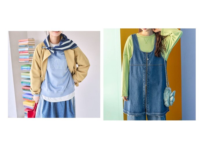 【niko and/ニコアンド】のNKJ 2025SS 2WAY DENIM DRESS&【studio CLIP/スタディオ クリップ】のアソートスウェット×インナーセット 【プチプライス、格安、低価格】 おすすめ人気トレンドファッション通販アイテム 人気、トレンドファッション・服の通販 founy(ファニー) 　ファッション　Fashion　レディースファッション　WOMEN　トップス・カットソー　Tops/Tshirt　パーカ　Sweats　スウェット　Sweat　ワンピース　Dress　ドレス　Party Dresses　おすすめ　Recommend　インナー　Inner　シルバー　Silver　スウェット　Sweat　バランス　Balance　ラウンド　Round　定番　Standard　インディゴ　Indigo　春　Spring　今季　This Season　スクエア　Square　セットアップ　Set Up　ダブル　Double　デニム　Denim　ドレス　Dress　プリント　Print　2024年　2024　2024-2025秋冬・A/W　Aw/Autumn/Winter/Fw/Fall/2024-2025　2025年　2025　2025春夏・S/S　Ss,Spring/Summer,2025　|ID:crp329100000210148