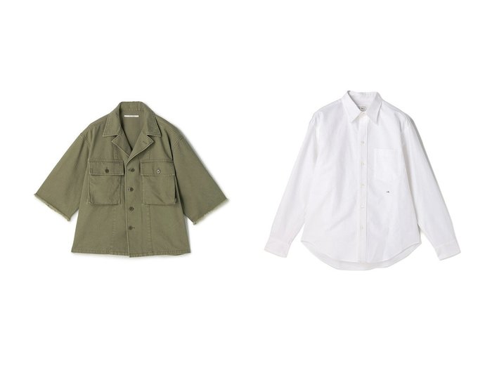 【J.B. ATTIRE/ジェービーアタイア】のPARIS UTILITY JACKET&TRIBECA SHIRT 【トップス、カットソー】 おすすめ人気トレンドファッション通販アイテム 人気、トレンドファッション・服の通販 founy(ファニー) ファッション Fashion レディースファッション WOMEN アウター Coat Outerwear ジャケット Jackets トップス・カットソー Tops/Tshirt シャツ/ブラウス Shirts/Blouses 2025年 2025 2025春夏・S/S Ss,Spring/Summer,2025 カットオフ Cut Off ショート Short ジャケット Jacket スリーブ Sleeve バランス Balance パターン Pattern フロント Front ポケット Pocket 夏 Summer 春 Spring S/S・春夏 Ss・Spring/Summer |ID:crp329100000210331