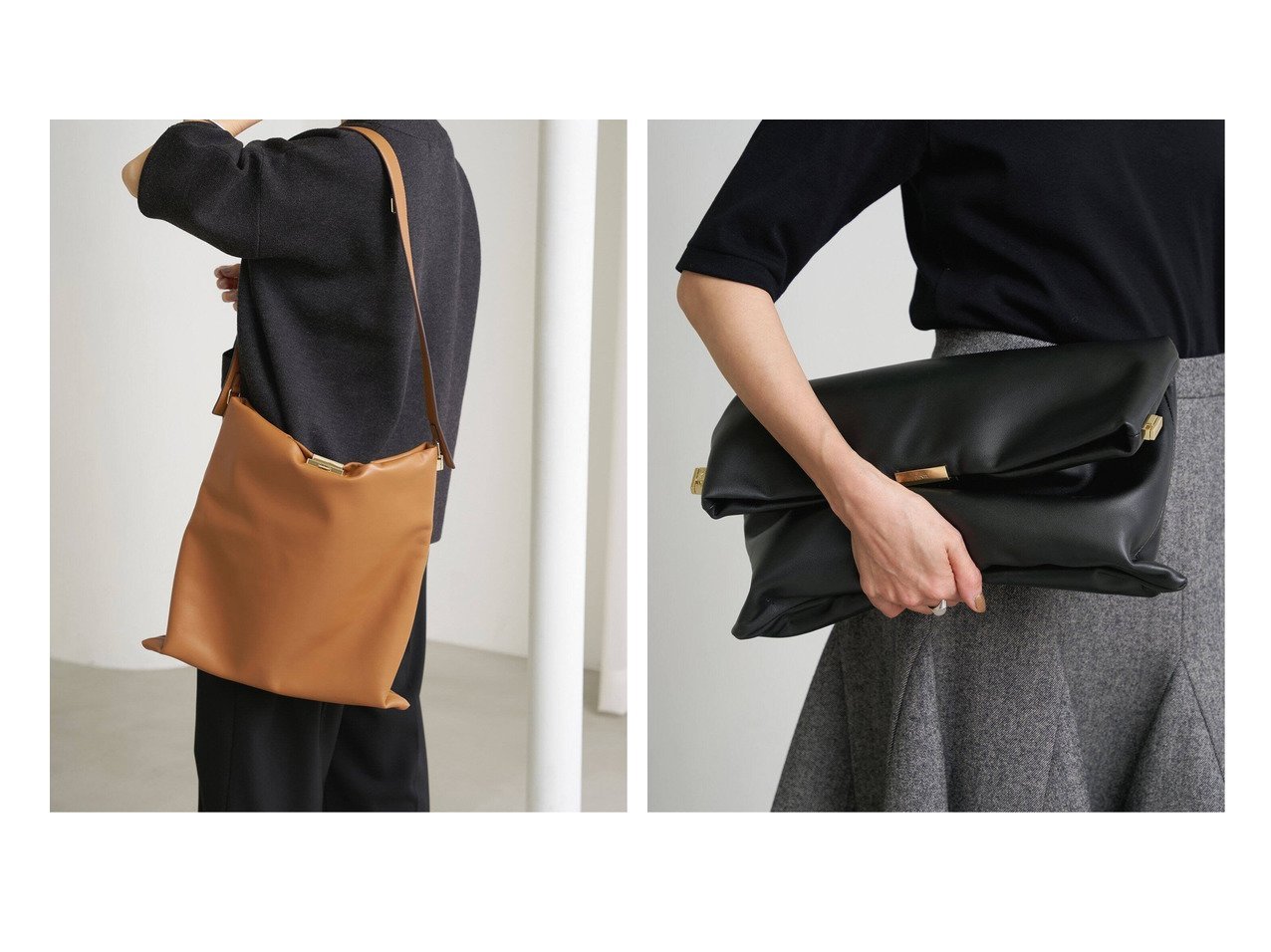 【IENA/イエナ】の《 》PUNTI./プンティ GRAFT L TOTE トートバッグ おすすめ人気トレンドファッション通販アイテム インテリア・キッズ・メンズ・レディースファッション・服の通販 founy(ファニー) 　ファッション　Fashion　レディースファッション　WOMEN　バッグ　Bag　ブラウン系　Brown　ブラック系　Black　|ID:crp329100000210381