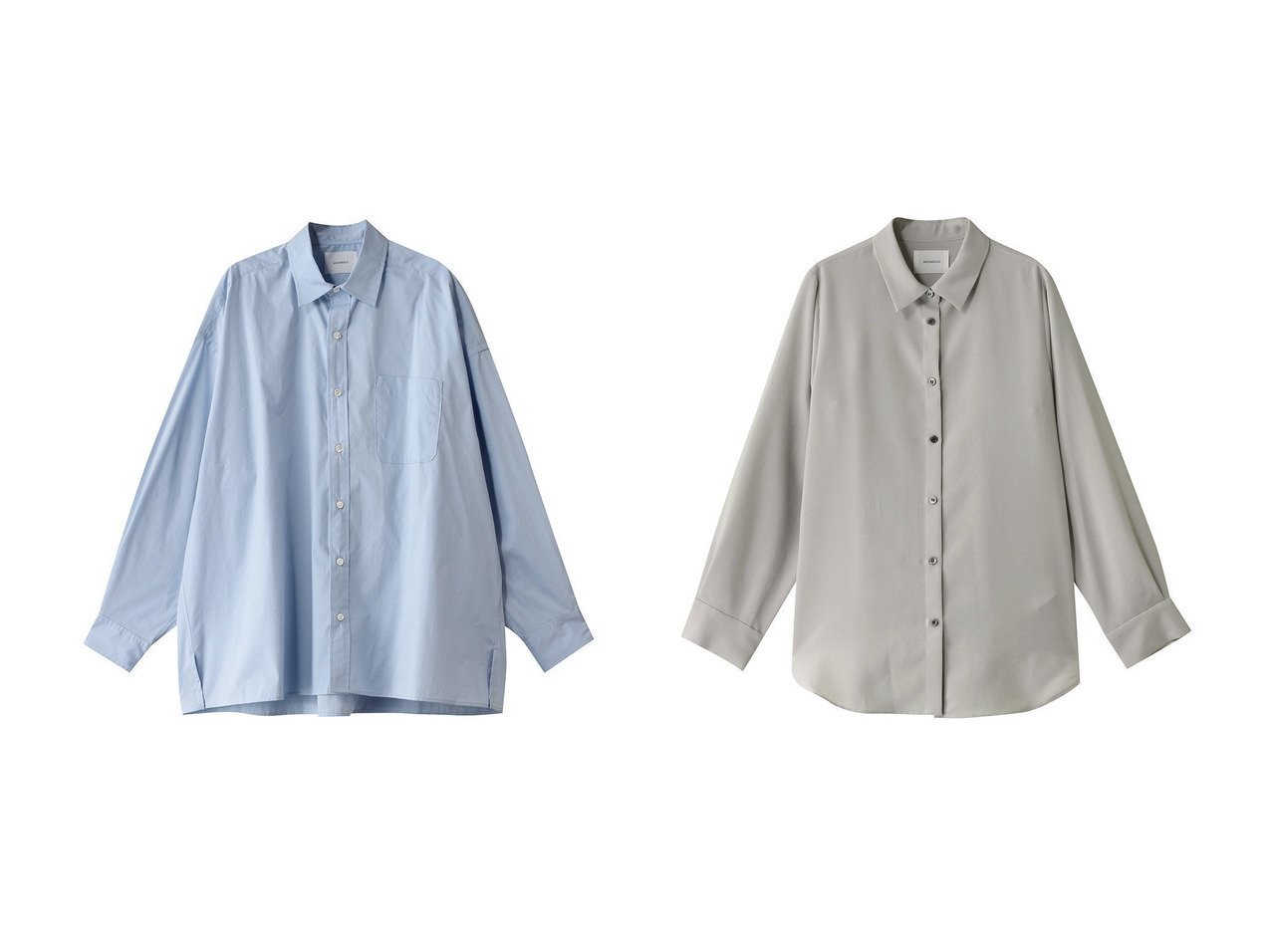 【MIDIUMISOLID/ミディウミソリッド】のregular collar big shirt.M シャツ&basic long shirt.M シャツ 【トップス、カットソー】 おすすめ人気トレンドファッション通販アイテム インテリア・キッズ・メンズ・レディースファッション・服の通販 founy(ファニー) 　ファッション　Fashion　レディースファッション　WOMEN　トップス・カットソー　Tops/Tshirt　シャツ/ブラウス　Shirts/Blouses　2025年　2025　2025春夏・S/S　Ss,Spring/Summer,2025　おすすめ　Recommend　シンプル　Simple　スリーブ　Sleeve　ロング　Long　夏　Summer　春　Spring　S/S・春夏　Ss・Spring/Summer　ベーシック　Basic　長袖　Long Sleeve　ホワイト系　White　ブルー系　Blue　ブラック系　Black　|ID:crp329100000210422