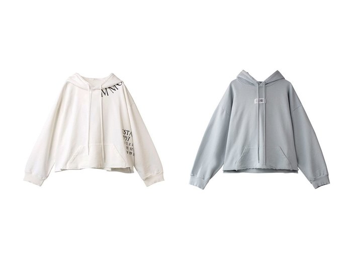 【MM6 Maison Martin Margiela/エムエム6 メゾン マルタン マルジェラ】のフードスウェットシャツ&フードスウェットシャツ 【トップス、カットソー】 おすすめ人気トレンドファッション通販アイテム インテリア・キッズ・メンズ・レディースファッション・服の通販 founy(ファニー) https://founy.com/ ファッション Fashion レディースファッション WOMEN トップス・カットソー Tops/Tshirt シャツ/ブラウス Shirts/Blouses パーカ Sweats ロング / Tシャツ T-Shirts スウェット Sweat カットソー Cut and Sewn 2025年 2025 2025春夏・S/S Ss,Spring/Summer,2025 ショート Short スウェット Sweat トレンド Trend バランス Balance プリント Print ボトム Bottom 夏 Summer 春 Spring S/S・春夏 Ss・Spring/Summer |ID:crp329100000210428