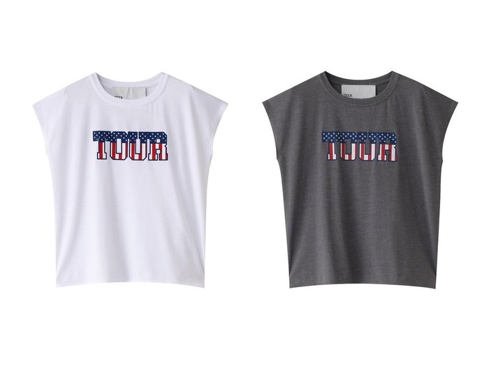 【TICCA/ティッカ】のTOURフレンチTシャツ 【トップス、カットソー】 おすすめ人気トレンドファッション通販アイテム 人気、トレンドファッション・服の通販 founy(ファニー) ファッション Fashion レディースファッション WOMEN トップス・カットソー Tops/Tshirt シャツ/ブラウス Shirts/Blouses ロング / Tシャツ T-Shirts カットソー Cut and Sewn 春 Spring カッティング Cutting 吸水 Water Absorption ショート Short スリーブ Sleeve フレンチ French プリント Print モチーフ Motif リラックス Relax S/S・春夏 Ss・Spring/Summer 夏 Summer 小旅行 Trip エレガント 上品 Elegant 2025年 2025 2025春夏・S/S Ss,Spring/Summer,2025 |ID:crp329100000210443