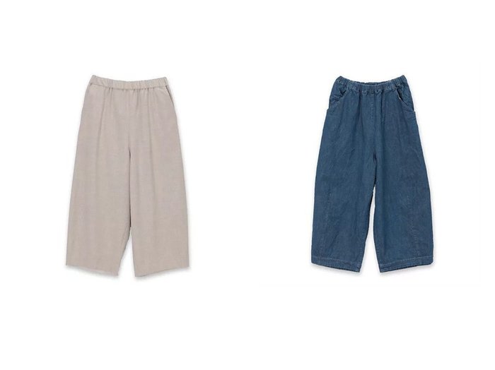 【pas de calais/パドカレ】の25SSミリタリーデニムPT&WパワーストレッチPT 【パンツ】 おすすめ人気トレンドファッション通販アイテム 人気、トレンドファッション・服の通販 founy(ファニー) 　ファッション　Fashion　レディースファッション　WOMEN　パンツ　Pants　2025年　2025　2025春夏・S/S　Ss,Spring/Summer,2025　クロップド　Cropped　ストレッチ　Stretch　フェミニン　Feminine　ワイド　Wide　デニム　Denim　ミリタリー　Military　洗える　Washable　|ID:crp329100000210573