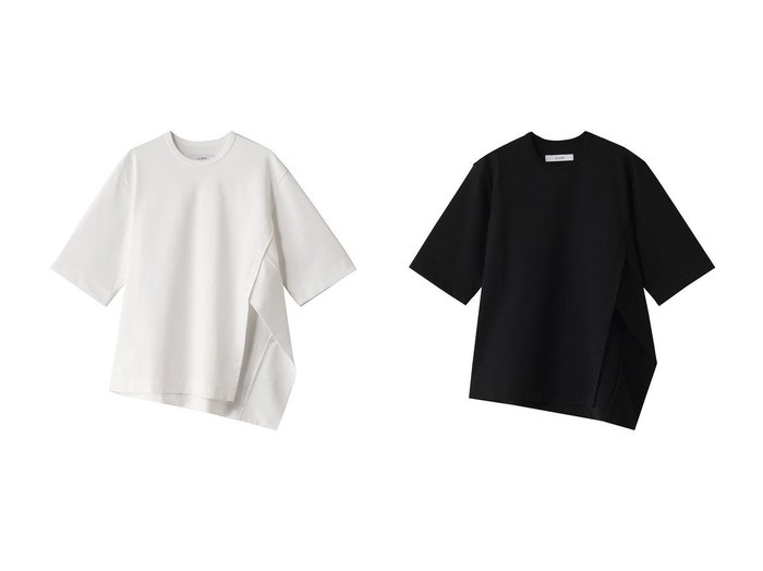 【Ujoh/ウジョー】のトリミング ハーフスリーブ Tシャツ 【トップス、カットソー】 おすすめ人気トレンドファッション通販アイテム 人気、トレンドファッション・服の通販 founy(ファニー) ファッション Fashion レディースファッション WOMEN トップス・カットソー Tops/Tshirt シャツ/ブラウス Shirts/Blouses ロング / Tシャツ T-Shirts カットソー Cut and Sewn 2025年 2025 2025春夏・S/S Ss,Spring/Summer,2025 ショート Short スリーブ Sleeve トリミング Trimming ハーフ Half ベーシック Basic 夏 Summer 春 Spring S/S・春夏 Ss・Spring/Summer |ID:crp329100000210690