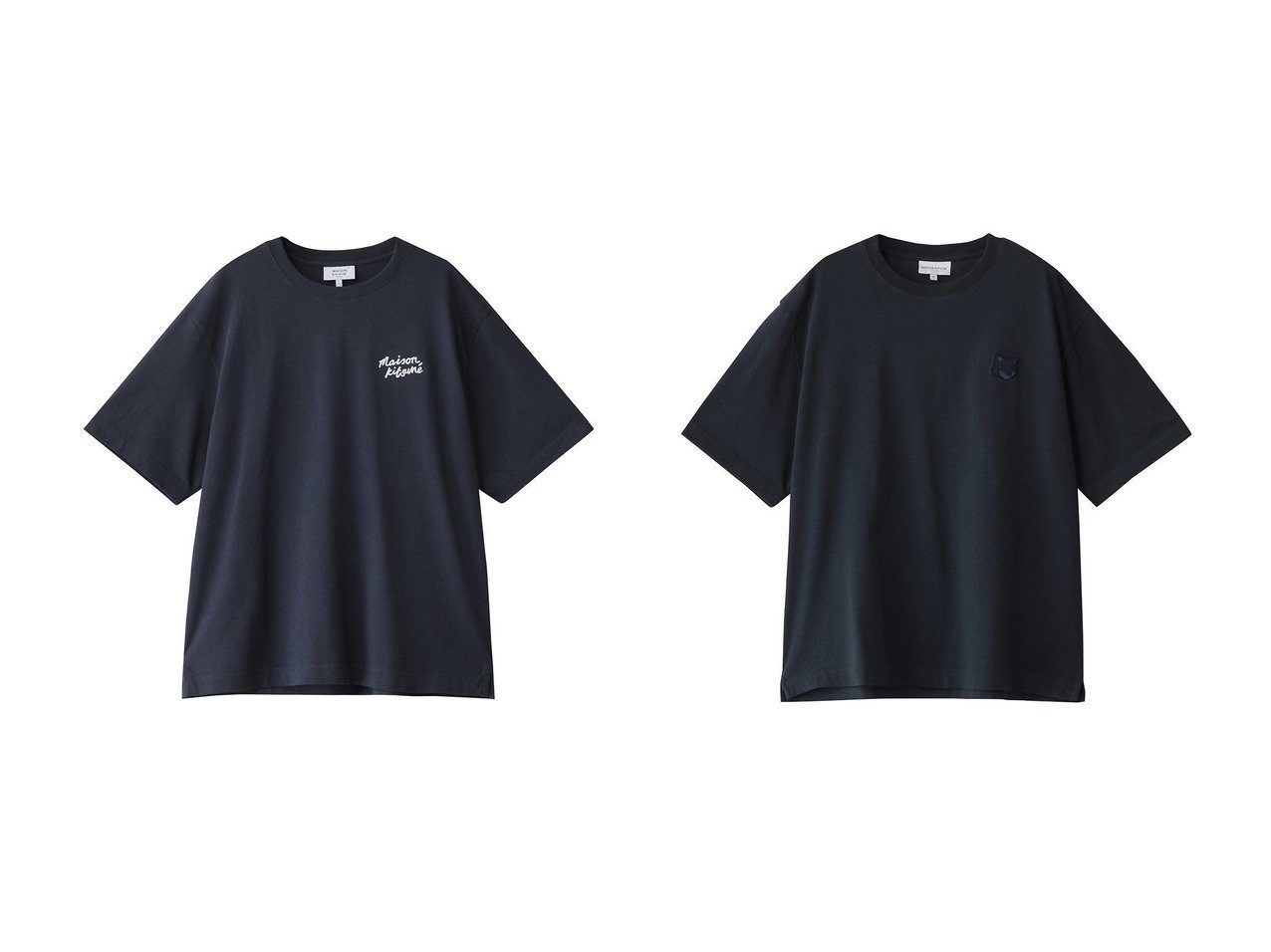 【MAISON KITSUNE / MEN/メゾン キツネ】の【MEN】MAISON KITSUNE HANDWRITING EMBROIDERY OVERSIZE Tシャツ&【MEN】BOLD FOX HEAD PATCH OVERSIZE Tシャツ 【MEN　男性、メンズファッション通販】 おすすめ人気トレンドファッション通販アイテム インテリア・キッズ・メンズ・レディースファッション・服の通販 founy(ファニー) 　ファッション　Fashion　メンズファッション　MEN　トップス・カットソー　Tops/Tshirt/Men　シャツ　Shirts　2025年　2025　2025春夏・S/S　Ss,Spring/Summer,2025　ショート　Short　スリーブ　Sleeve　ベーシック　Basic　夏　Summer　春　Spring　S/S・春夏　Ss・Spring/Summer　ブルー系　Blue　ホワイト系　White　ブラック系　Black　|ID:crp329100000210735