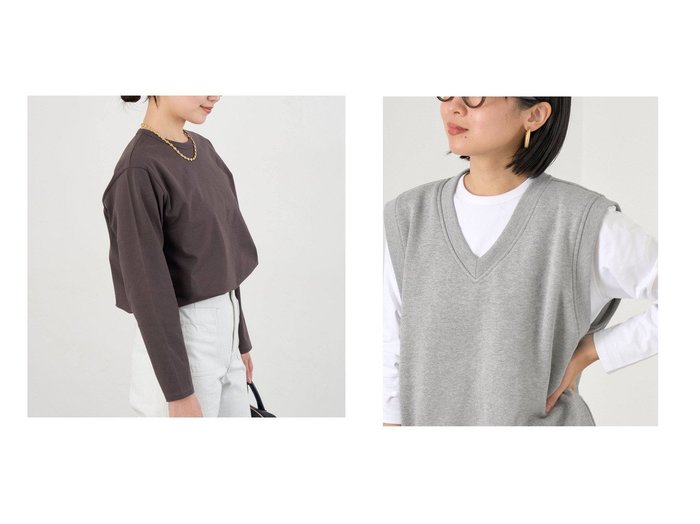 【IENA/イエナ】のピマセミシルケット Long Tシャツ おすすめ人気トレンドファッション通販アイテム 人気、トレンドファッション・服の通販 founy(ファニー) 　ファッション　Fashion　レディースファッション　WOMEN　トップス・カットソー　Tops/Tshirt　シャツ/ブラウス　Shirts/Blouses　ロング / Tシャツ　T-Shirts　2025年　2025　2025春夏・S/S　Ss,Spring/Summer,2025　なめらか　Smooth　カットソー　Cut And Sew　シルケット　Mercerization　ベーシック　Basic　エレガント 上品　Elegant　|ID:crp329100000210771