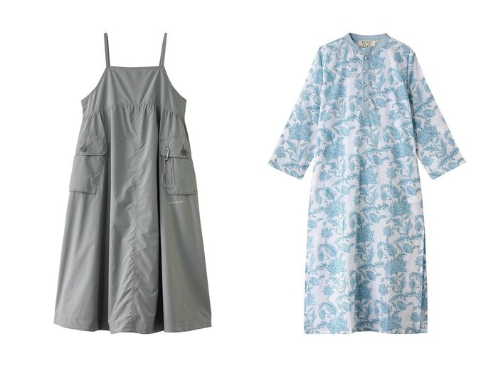 【SZ Blockprints/エスゼット ブロックプリント】のISLE FROCK ISA スタンドカラーカバーアップワンピース&【and wander/アンドワンダー】のoversized cargo dress (W) 【ワンピース、ドレス】 おすすめ人気トレンドファッション通販アイテム 人気、トレンドファッション・服の通販 founy(ファニー) ファッション Fashion レディースファッション WOMEN ワンピース Dress ドレス Party Dresses チュニック Tunic 2025年 2025 2025春夏・S/S Ss,Spring/Summer,2025 チュニック Tunic ポケット Pocket ロング Long 夏 Summer 春 Spring S/S・春夏 Ss・Spring/Summer |ID:crp329100000211138