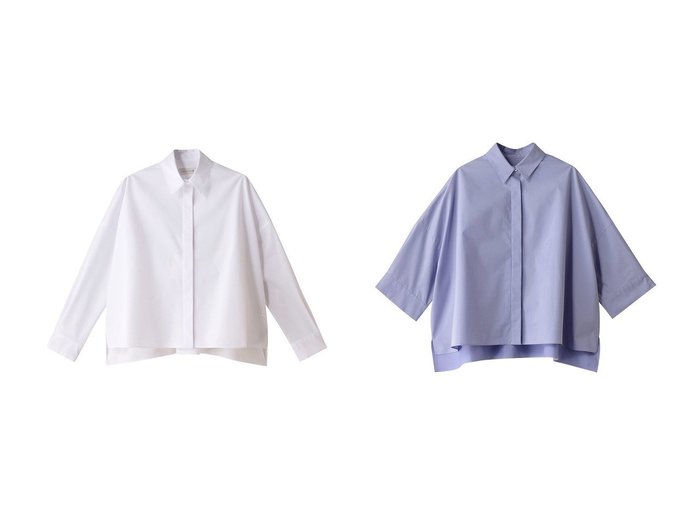 【MACKINTOSH/マッキントッシュ】のWHITELEY 長袖シャツ&WHITELEY 7分袖シャツ 【トップス、カットソー】 おすすめ人気トレンドファッション通販アイテム 人気、トレンドファッション・服の通販 founy(ファニー) 　ファッション　Fashion　レディースファッション　WOMEN　トップス・カットソー　Tops/Tshirt　シャツ/ブラウス　Shirts/Blouses　2025年　2025　2025春夏・S/S　Ss,Spring/Summer,2025　ショルダー　Shoulder　シンプル　Simple　スリーブ　Sleeve　ドロップ　Drop　ロング　Long　夏　Summer　定番　Standard　春　Spring　S/S・春夏　Ss・Spring/Summer　長袖　Long Sleeve　ショート　Short　センター　Center　ファブリック　Fabric　フォルム　Form　ワイド　Wide　エレガント 上品　Elegant　|ID:crp329100000211300