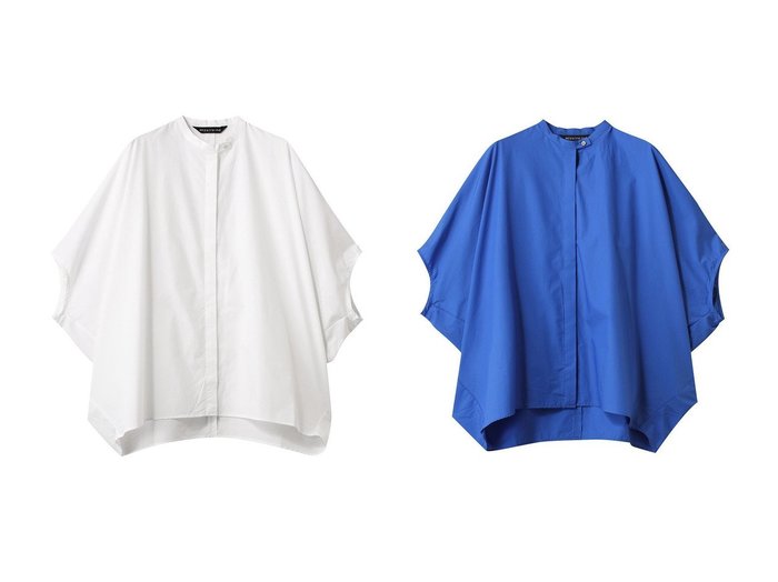 【mizuiro ind/ミズイロ インド】のstand collar cocoon shirt シャツ 【トップス、カットソー】 おすすめ人気トレンドファッション通販アイテム 人気、トレンドファッション・服の通販 founy(ファニー) ファッション Fashion レディースファッション WOMEN トップス・カットソー Tops/Tshirt シャツ/ブラウス Shirts/Blouses 2025年 2025 2025春夏・S/S Ss,Spring/Summer,2025 ショート Short スタンド Stand スリーブ Sleeve 夏 Summer 春 Spring S/S・春夏 Ss・Spring/Summer |ID:crp329100000211301