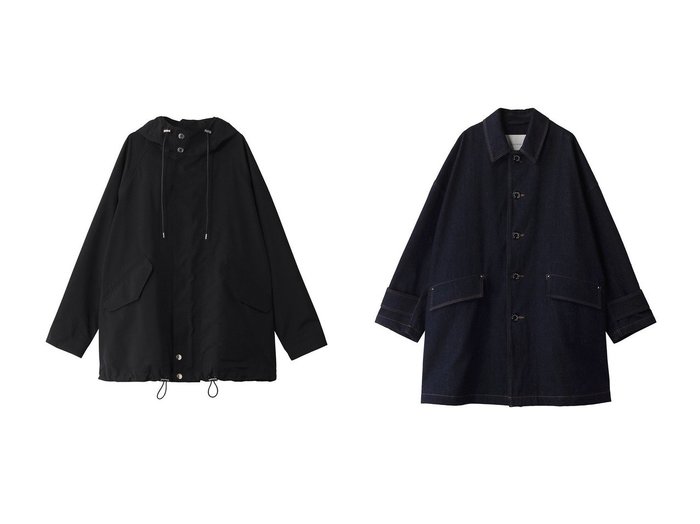 【MACKINTOSH / MEN/マッキントッシュ】の【MEN】RAINTEC SKYE パーカー&【MEN】HUMBIE デニム ジャケット 【MEN　メンズファッション通販】 おすすめ人気トレンドファッション通販アイテム インテリア・キッズ・メンズ・レディースファッション・服の通販 founy(ファニー) https://founy.com/ ファッション Fashion メンズファッション MEN 2025年 2025 2025春夏・S/S Ss,Spring/Summer,2025 ショルダー Shoulder ショート Short ドロップ Drop パーカー Hoodie ファブリック Fabric 夏 Summer 春 Spring S/S・春夏 Ss・Spring/Summer 軽量 Lightweight ジャケット Jacket デニム Denim |ID:crp329100000211333