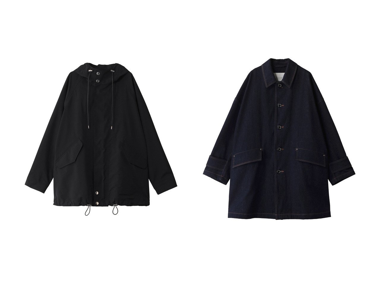 【MACKINTOSH / MEN/マッキントッシュ】の【MEN】RAINTEC SKYE パーカー&【MEN】HUMBIE デニム ジャケット 【MEN　メンズファッション通販】 おすすめ人気トレンドファッション通販アイテム インテリア・キッズ・メンズ・レディースファッション・服の通販 founy(ファニー) 　ファッション　Fashion　メンズファッション　MEN　2025年　2025　2025春夏・S/S　Ss,Spring/Summer,2025　ショルダー　Shoulder　ショート　Short　ドロップ　Drop　パーカー　Hoodie　ファブリック　Fabric　夏　Summer　春　Spring　S/S・春夏　Ss・Spring/Summer　軽量　Lightweight　ジャケット　Jacket　デニム　Denim　ブラック系　Black　|ID:crp329100000211333