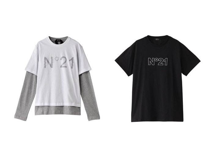 【N°21 / MEN/ヌメロ ヴェントゥーノ】の【MEN】ロゴTシャツ&【MEN】ロゴロングスリーブTシャツ 【MEN】 おすすめ人気トレンドファッション通販アイテム インテリア・キッズ・メンズ・レディースファッション・服の通販 founy(ファニー) https://founy.com/ ファッション Fashion メンズファッション MEN トップス・カットソー Tops/Tshirt/Men シャツ Shirts 2025年 2025 2025春夏・S/S Ss,Spring/Summer,2025 シンプル Simple スリーブ Sleeve フロント Front ロング Long 夏 Summer 春 Spring S/S・春夏 Ss・Spring/Summer |ID:crp329100000211367