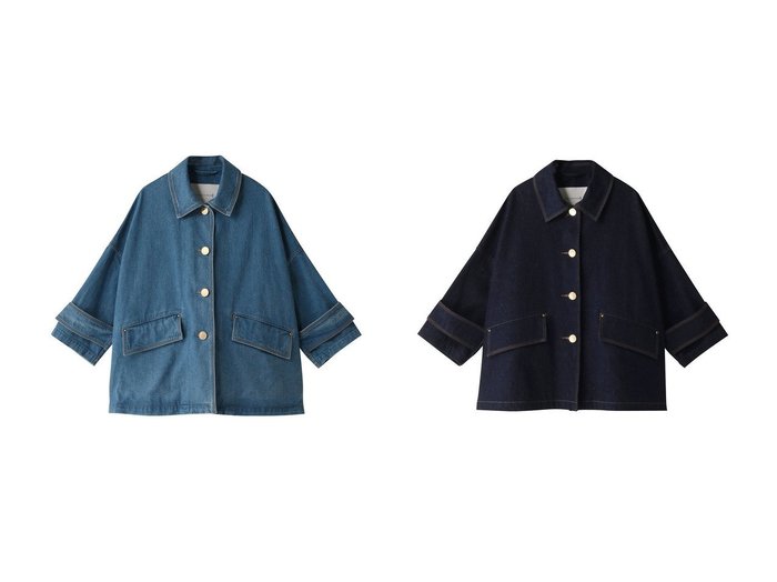 【MACKINTOSH/マッキントッシュ】のHUMBIE デニムジャケット&HUMBIE デニムジャケット 【ECで売れてるランキング上位の人気レディースファッションの通販】 おすすめ人気トレンドファッション通販アイテム 人気、トレンドファッション・服の通販 founy(ファニー) 　ファッション　Fashion　レディースファッション　WOMEN　アウター　Coat Outerwear　ジャケット　Jackets　デニムジャケット　Denim Jackets　2025年　2025　2025春夏・S/S　Ss,Spring/Summer,2025　シンプル　Simple　ジャケット　Jacket　デニム　Denim　夏　Summer　春　Spring　S/S・春夏　Ss・Spring/Summer　|ID:crp329100000211412