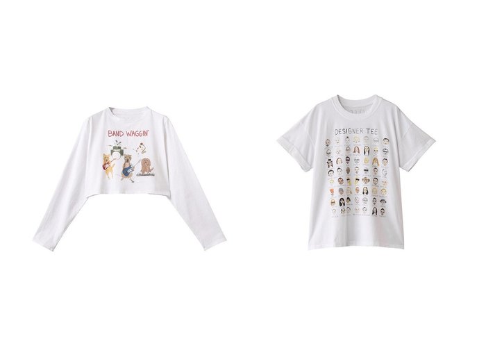 【Whim Gazette/ウィムガゼット】の【Unfortunate Portrait】Designer Tee&【Unfortunate Portrait】S T 【トップス、カットソー】 おすすめ人気トレンドファッション通販アイテム インテリア・キッズ・メンズ・レディースファッション・服の通販 founy(ファニー) https://founy.com/ ファッション Fashion レディースファッション WOMEN トップス・カットソー Tops/Tshirt シャツ/ブラウス Shirts/Blouses ロング / Tシャツ T-Shirts カットソー Cut and Sewn 2025年 2025 2025春夏・S/S Ss,Spring/Summer,2025 イラスト Illustration スリーブ Sleeve デニム Denim プリント Print リラックス Relax ロング Long 夏 Summer 春 Spring S/S・春夏 Ss・Spring/Summer 長袖 Long Sleeve ショート Short |ID:crp329100000211525