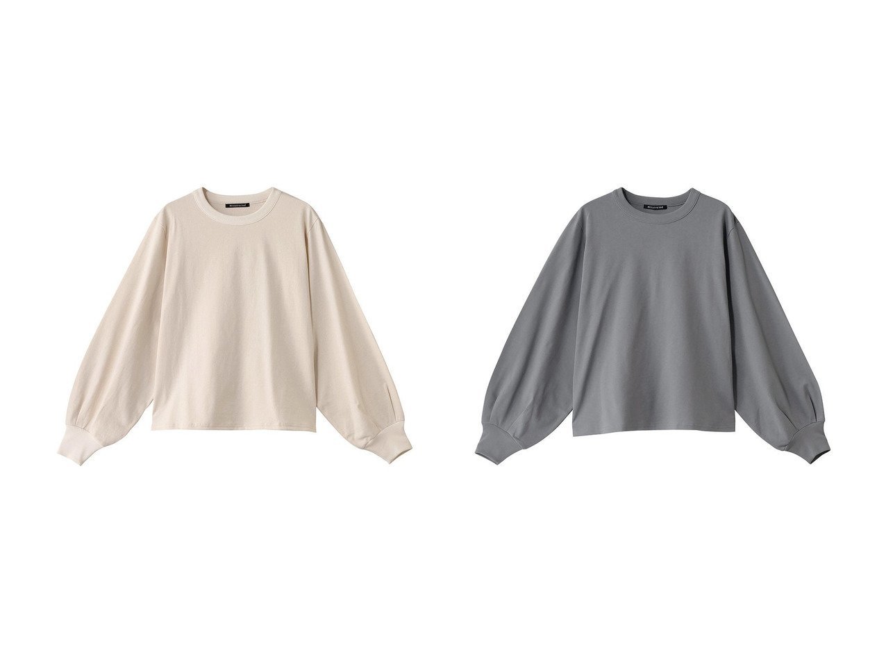 【mizuiro ind/ミズイロ インド】のpuff slv long T Tシャツ 【ECで売れてるランキング上位の人気レディースファッションの通販】 おすすめ人気トレンドファッション通販アイテム インテリア・キッズ・メンズ・レディースファッション・服の通販 founy(ファニー) 　ファッション　Fashion　レディースファッション　WOMEN　トップス・カットソー　Tops/Tshirt　シャツ/ブラウス　Shirts/Blouses　ロング / Tシャツ　T-Shirts　カットソー　Cut and Sewn　2025年　2025　2025春夏・S/S　Ss,Spring/Summer,2025　シンプル　Simple　スラックス　Slacks　スリーブ　Sleeve　デニム　Denim　リラックス　Relax　ロング　Long　夏　Summer　春　Spring　S/S・春夏　Ss・Spring/Summer　ホワイト系　White　イエロー系　Yellow　グレー系　Gray　ブラック系　Black　|ID:crp329100000211569