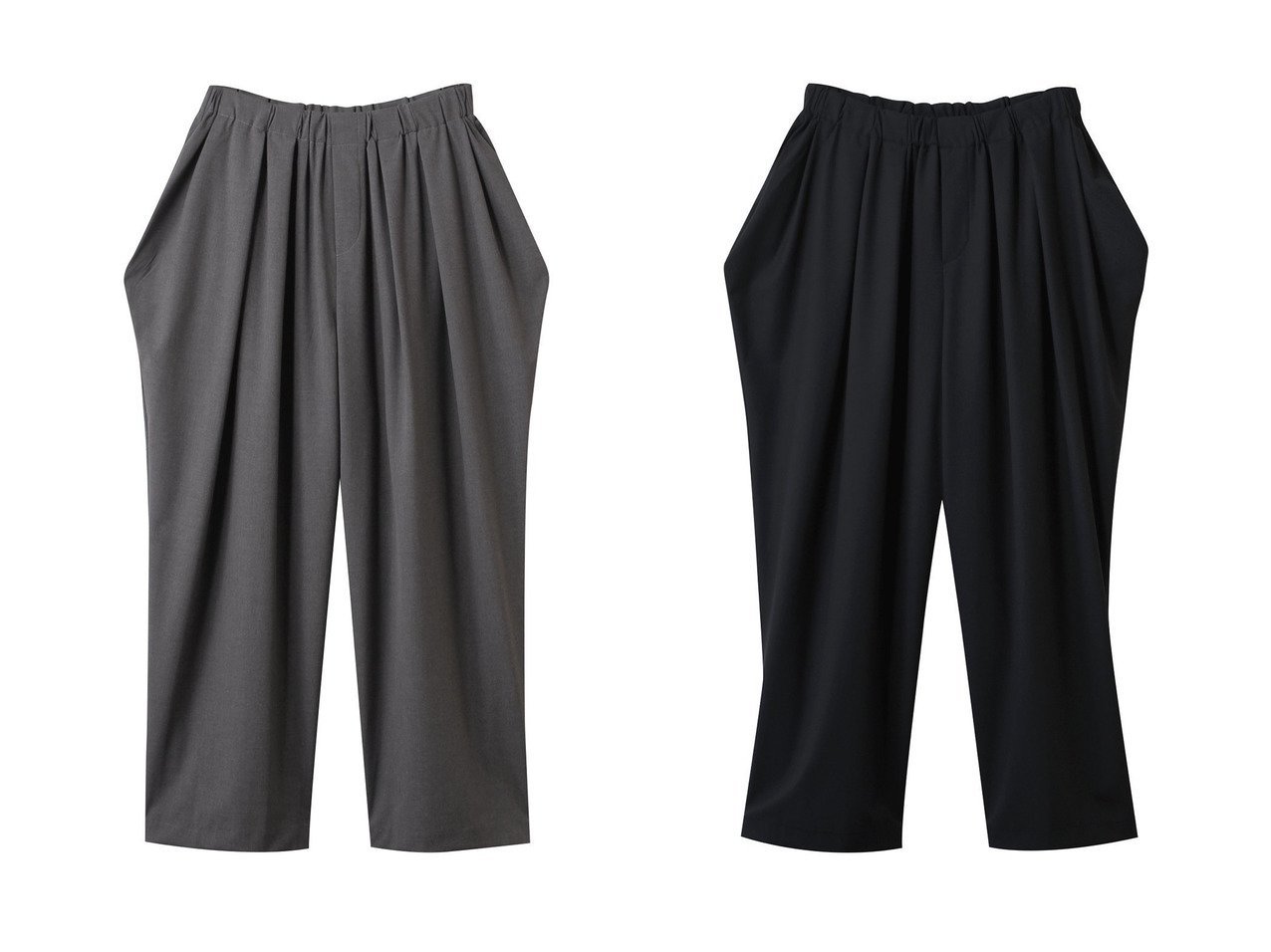 【mizuiro ind/ミズイロ インド】のside drape wide PT パンツ 【ECで売れてるランキング上位の人気レディースファッションの通販】 おすすめ人気トレンドファッション通販アイテム インテリア・キッズ・メンズ・レディースファッション・服の通販 founy(ファニー) 　ファッション　Fashion　レディースファッション　WOMEN　パンツ　Pants　2025年　2025　2025春夏・S/S　Ss,Spring/Summer,2025　シンプル　Simple　ドレープ　Drape　リラックス　Relax　ワイド　Wide　夏　Summer　春　Spring　S/S・春夏　Ss・Spring/Summer　ブルー系　Blue　グレー系　Gray　ブラック系　Black　|ID:crp329100000211570