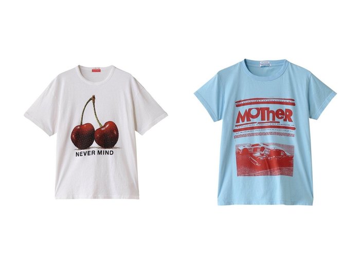 【MOTHER/マザー】のROWDY プリントTシャツ(RCR)&NEVER MIND プリントTシャツ(NVM) 【トップス、カットソー】 おすすめ人気トレンドファッション通販アイテム インテリア・キッズ・メンズ・レディースファッション・服の通販 founy(ファニー) https://founy.com/ ファッション Fashion レディースファッション WOMEN トップス・カットソー Tops/Tshirt シャツ/ブラウス Shirts/Blouses ロング / Tシャツ T-Shirts カットソー Cut and Sewn 2025年 2025 2025春夏・S/S Ss,Spring/Summer,2025 ショート Short スリーブ Sleeve プリント Print モチーフ Motif ロング Long 夏 Summer 春 Spring S/S・春夏 Ss・Spring/Summer |ID:crp329100000211688